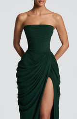 Cyra Maxi Dress - Emerald