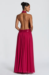 Rosalina Maxi Dress - Raspberry