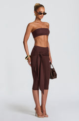 Simi Top - Plum Brown