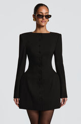 Azzurra Mini Dress - Black