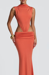 Fenella Maxi Dress - Burnt Orange