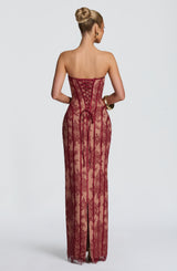 Tamara Maxi Dress - Burgundy
