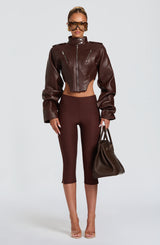 Malucia Jacket - Plum Brown