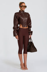 Malucia Jacket - Plum Brown