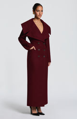 Calypso Coat - Burgundy
