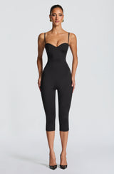 Tora Capri Jumpsuit - Black