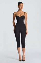 Tora Capri Jumpsuit - Black