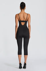 Tora Capri Jumpsuit - Black