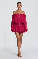 Deja Playsuit - Raspberry