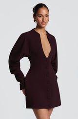 Cody Mini Dress - Plum