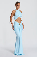 Aesha Maxi Dress - Sky Blue