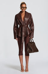 Nevada Jacket - Plum Brown