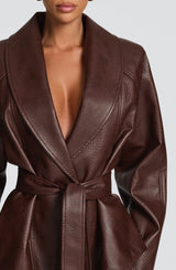 Nevada Jacket - Plum Brown