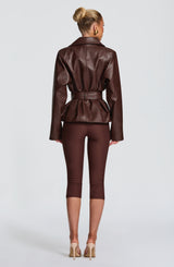 Nevada Jacket - Plum Brown