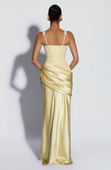 Alexandria Maxi Dress - Lemon