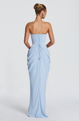 Chiara Maxi Dress - Glacier Blue