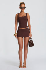 Maya Skort - Plum Brown