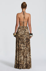 Madara Maxi Skirt - Leopard Print