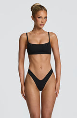 SoftForm Scoop Bralette - Black