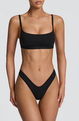 SoftForm Scoop Bralette - Black