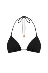Suki Triangle Bikini Top - Black