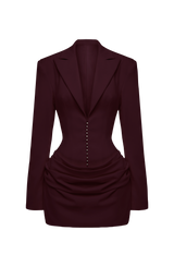 Susie Mini Dress - Plum