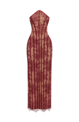 Tamara Maxi Dress - Burgundy