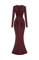 Tara Maxi Dress - Cherry Lacquer