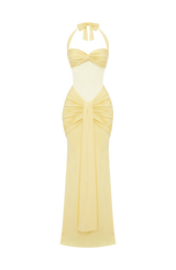 Vixen Maxi Dress - Lemon