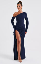 Abrielle Maxi Dress - Navy Dress Babyboo Fashion Premium Exclusive Design