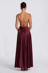 Adelina Maxi Dress - Cherry Lacquer Dress Babyboo Fashion Premium Exclusive Design