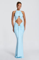 Aesha Maxi Dress - Sky Blue Dress Babyboo Fashion Premium Exclusive Design