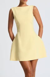 Alana Mini Dress - Lemon Dress Babyboo Fashion Premium Exclusive Design