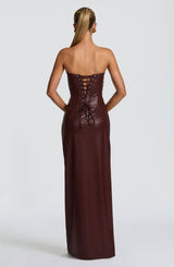 Alba Maxi Dress - Burgundy Dress Babyboo Fashion Premium Exclusive Design
