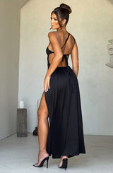 Alecia Maxi Dress - Black Dress Babyboo Fashion Premium Exclusive Design