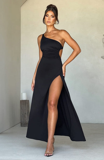 Alecia Maxi Dress - Black - View 3 | Shop Formal Dress