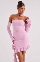 Alix Mini Dress - Pink Dress Babyboo Fashion Premium Exclusive Design