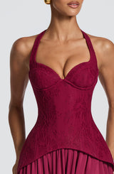 Almira Maxi Dress - Mulberry Dress Babyboo Fashion Premium Exclusive Design