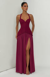 Almira Maxi Dress - Mulberry Dress Babyboo Fashion Premium Exclusive Design
