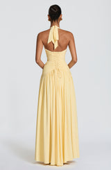 Amaris Maxi Dress - Lemon Dress Babyboo Fashion Premium Exclusive Design