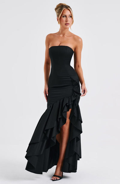 Angelina Maxi Dress - Black - View 2 | Shop Formal Dress