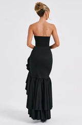 Angelina Maxi Dress - Black Dress Babyboo Fashion Premium Exclusive Design