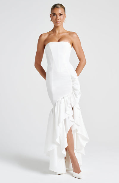 Collective Dress - Angelina Maxi Dress - Ivory image 5