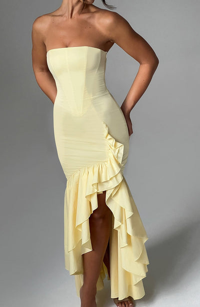 Collective Dress - Angelina Maxi Dress - Lemon image 3
