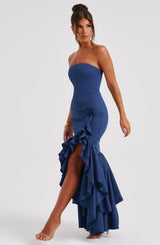 Angelina Maxi Dress - Navy Dress Babyboo Fashion Premium Exclusive Design