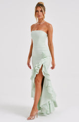 Angelina Maxi Dress - Sage Dress Babyboo Fashion Premium Exclusive Design
