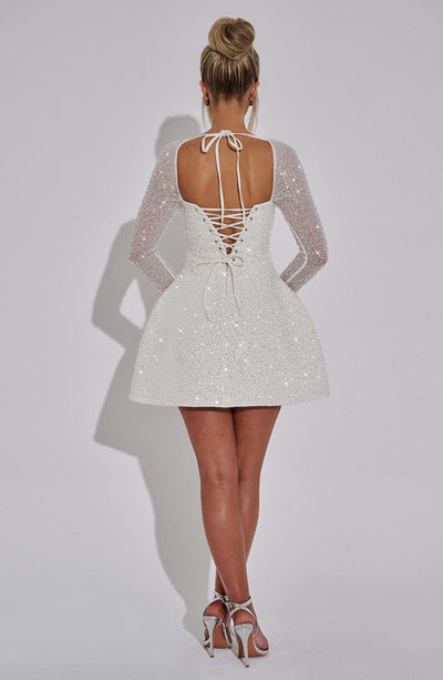 Annabelle Mini Dress - Ivory - Image 2