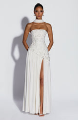 Anneliese Maxi Dress - Ivory Dress Babyboo Fashion Premium Exclusive Design