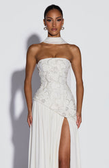 Anneliese Maxi Dress - Ivory Dress Babyboo Fashion Premium Exclusive Design