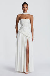 Anneliese Maxi Dress - Ivory Dress Babyboo Fashion Premium Exclusive Design